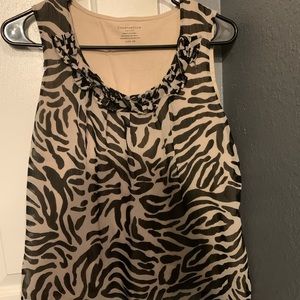 Charter club leopard skin tank top
